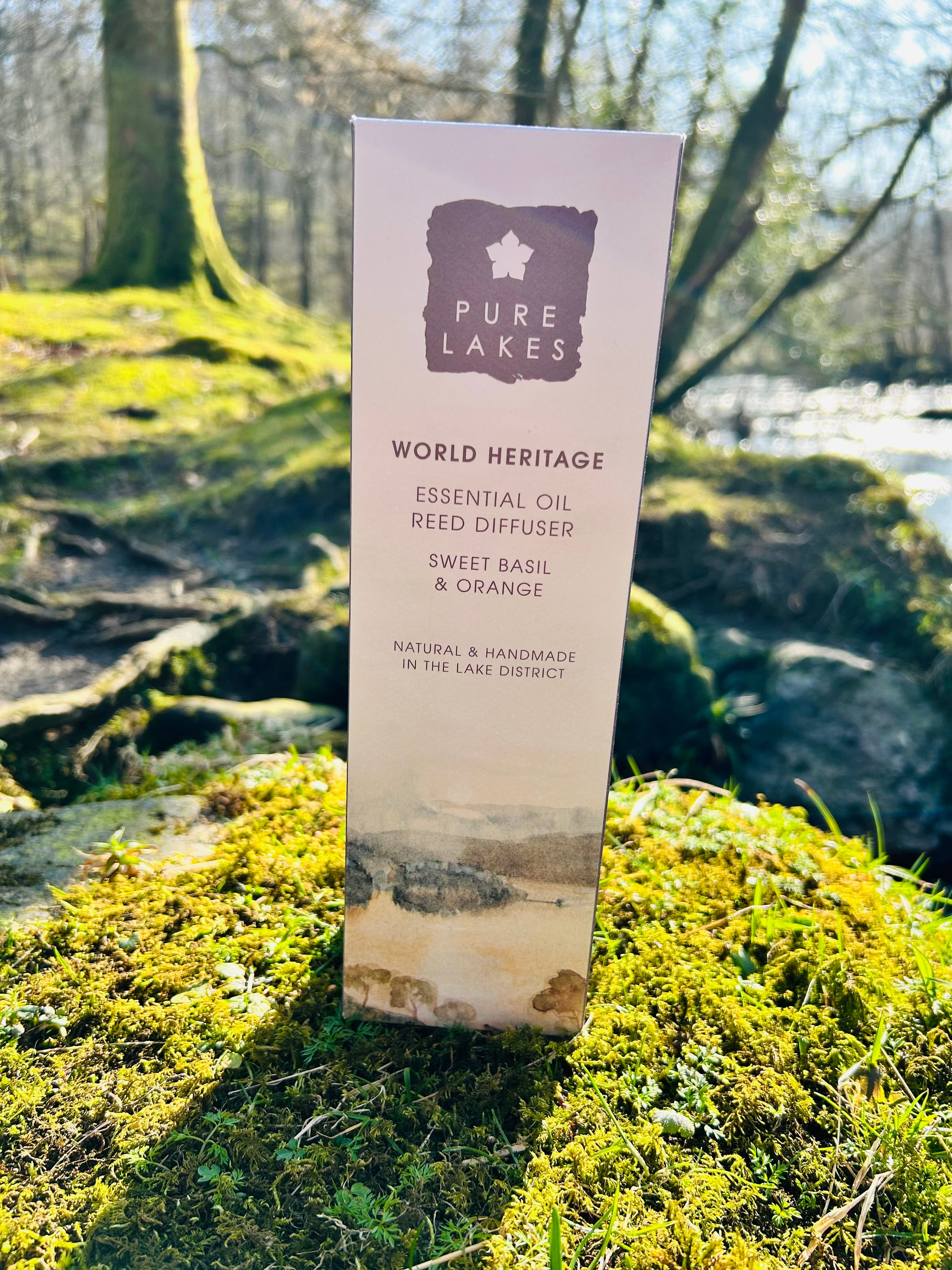 Essential Oil Reed Diffuser Sweet Basil and Orange