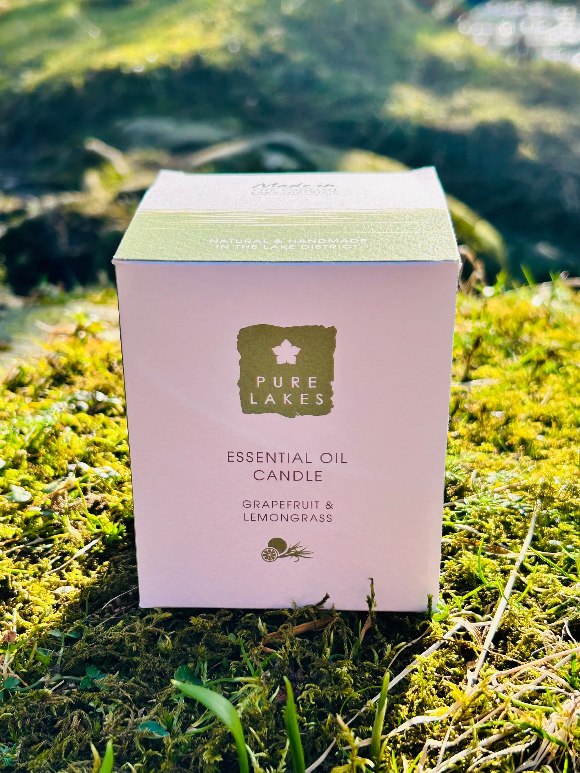 Grapefruit and Lemongrass Essential Oil Candle