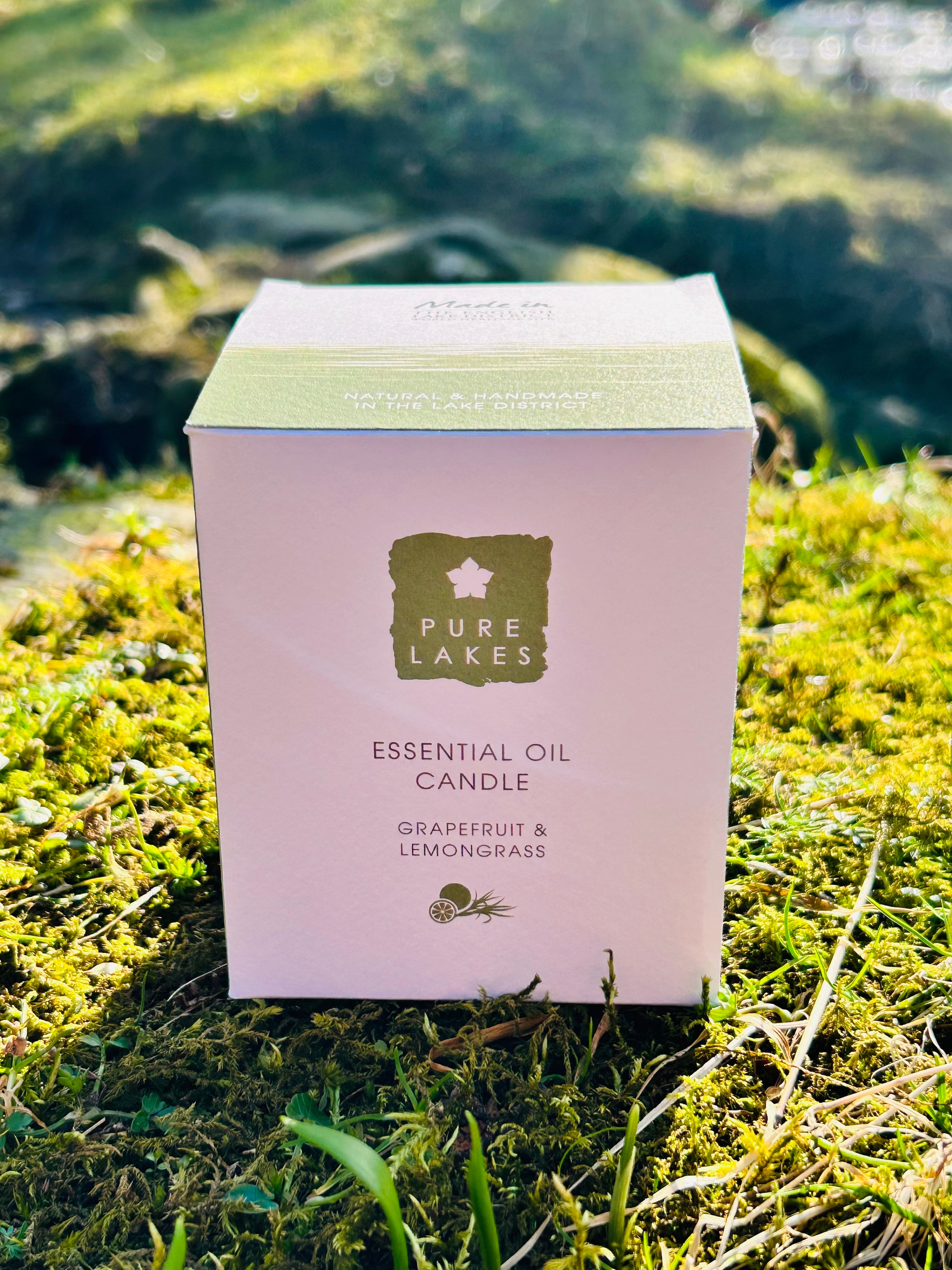 Grapefruit and Lemongrass Essential Oil Candle
